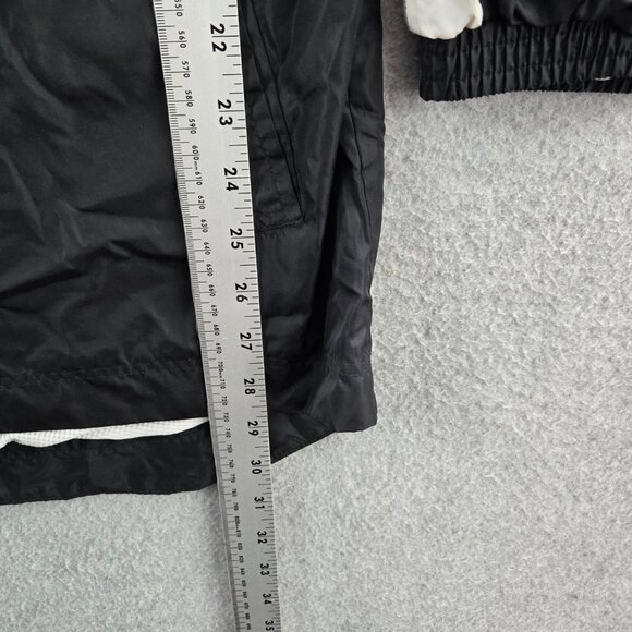 Puma Jacket M Black Nylon Polyester Windbreaker Activewear Logo Long Sleeve - Picture 2 of 8